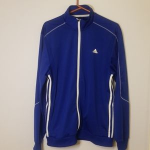 Adidas Mens Climalite Full Zip Jacket (L)